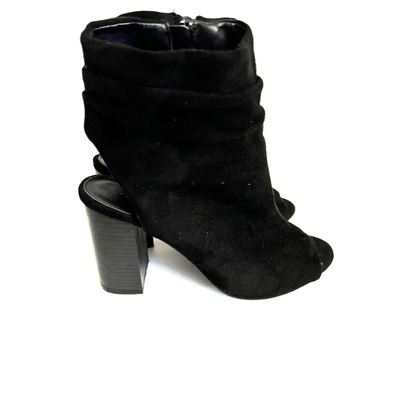 CHARLOTTE RUSSE Peep Toe Sling Back Heeled Boots (Size 7) - Picture 2 of 10